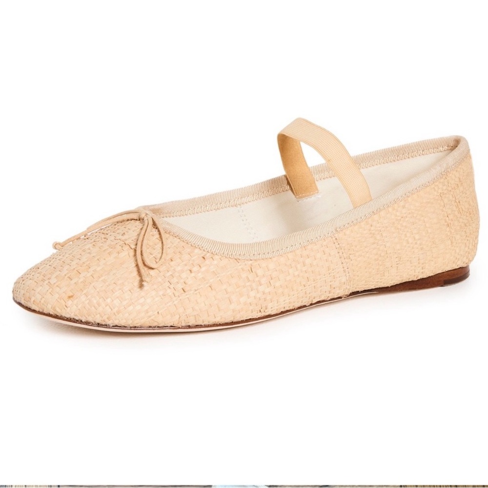 LOEFFLER RANDALL Leonie Ballet Flat in NATURAL - Size 9